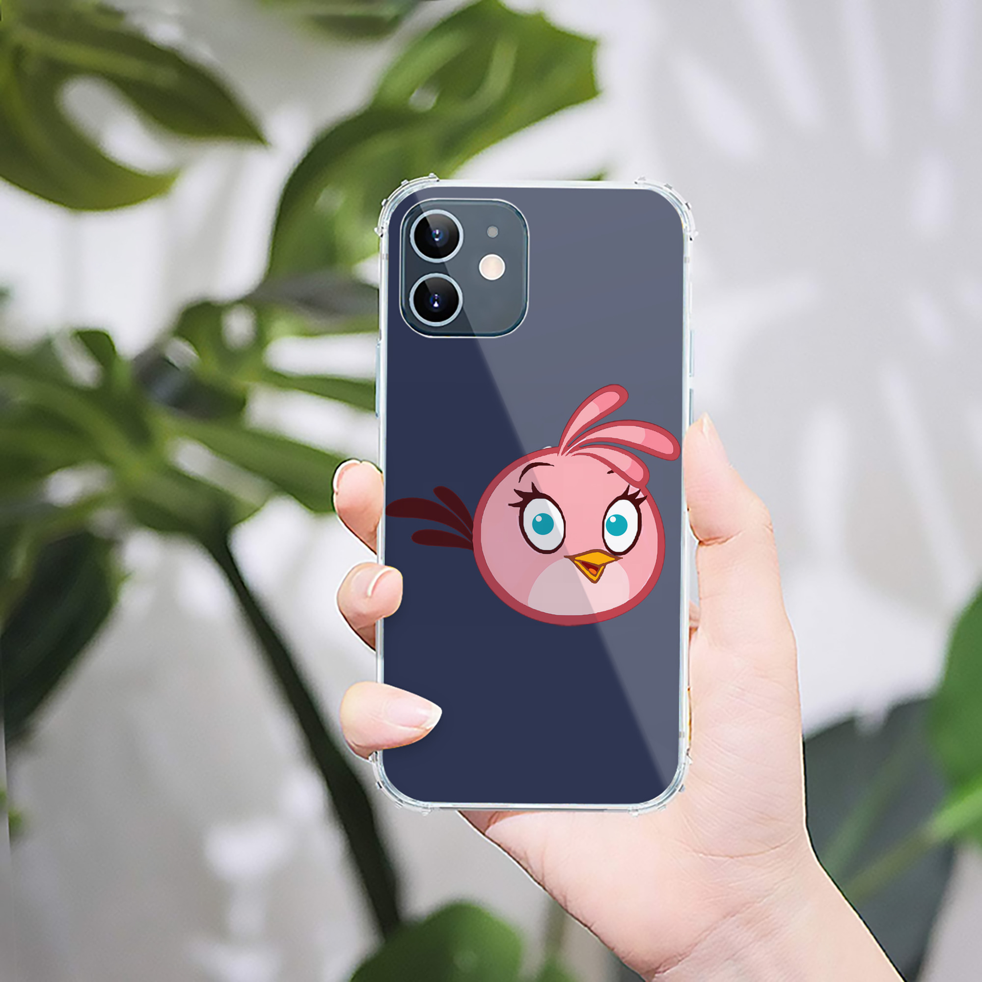 （画像用） Angry Birds アングリーバード 【iPhone 12シリーズ対応】透明スマホケース（クリアソフトケース）